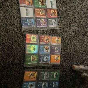 Limited edition skylanders trading cards